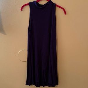 Navy blue halter shift dress size XS